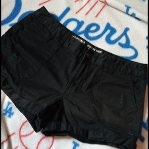 Mossimo Black Mid Rise Shorts